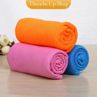 ผ้าขนหนูกีฬา ผ้าเย็นซับเหงื่อ ผ้าออกกำลังกาย พร้อมส่ง Sports towel [A581]