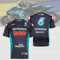 For Yamaha GP Petronas Ractory Racing Team Motorcycle Ride Sports T-Shirt Summer Quick Dry Breathable Do Not Fade Jersey