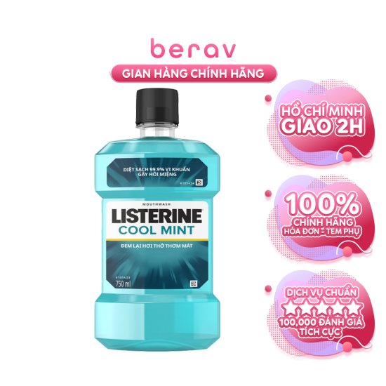 Nước súc miệng listerine diệt khuẩn - ảnh sản phẩm 1