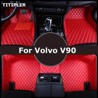 TITIPLER พรมปูพื้นรถยนต์สำหรับ Volvo V90 Foot Coche อุปกรณ์เสริม Auto Cars