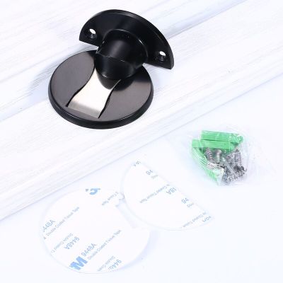Stainless Steel Alloy Magnetic Door Stopper Household Invisible Thicken Mechanical Door Stopper Anti-collision Punch-free Door Hardware Locks