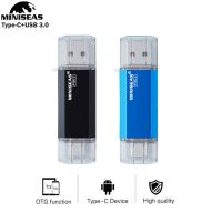 Usb Flash Drive OTG USB-C Type-C 512GB 256GB 128GB 64GB 32GB 16GB Pen Drive USB Stick 3.0 Pendrive for Device Miniseas