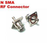 อะแดปเตอร์ Rf 5ชิ้น50ohm N ตัวเมียไปยัง Sma หญิงหน้าแปลนปลั๊กไฟกันน้ำ