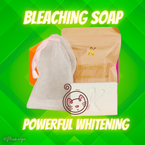 Authentic Bleaching Whipped Soap by Kbeautè Whitening Acne Clearing