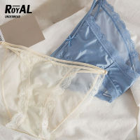 ROYAL UNDERWEAR กางเกในสาวญี่ปุ่น เซ็กซี่ กางเกงในผู้หญิง เอวต่ำ ลูกไม้ ระบายอากาศ  ผ้าฝ้าย BBi19