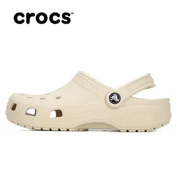 Peach color store crocs