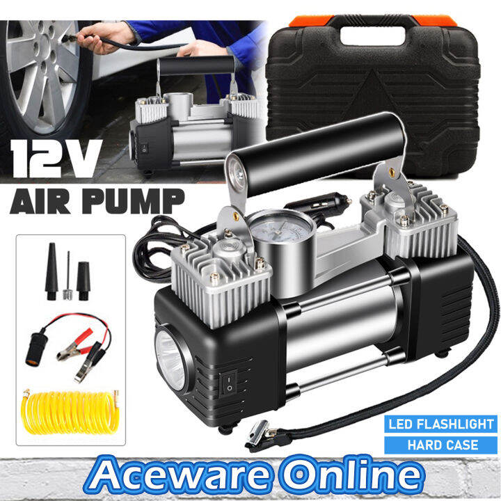 Heavy Duty Portable Air Compressor Air Pump Tyre Mini Air Compressor ...