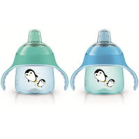 ถ้วยหัดดื่ม Philips AVENT Sippy Cup ขนาด 7 ออนซ์ และขนาด 9ออนซ์  แพคคู่สุดคุ้ม