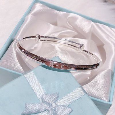 To meet womens silver bracelet ornament 999 sterling contracted young fashion han edition bracelets
