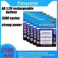 ใหม่ Panasonic Eneloop 2100MAh AA 1.2V Ni-MH แบตเตอรี่แบบชาร์จไฟได้สำหรับของเล่นไฟฟ้าไฟฉายกล้องแบตเตอรี่ที่ชาร์จล่วงหน้า