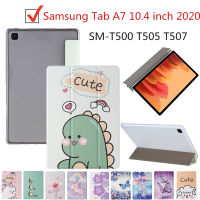 สำหรับ S Amsung G Alaxy Tab A7 10.4 "2020 SM-T500 T505 T507เด็กแท็บเล็ตหนัง PU ยืน TPU พลิกบางแท็บเล็ตกรณีปก