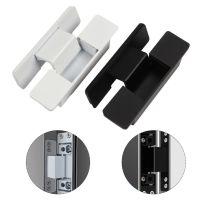 Invisible Door Hinge Adjustable Door Connector Heavy Duty Door Hinges Aluminum Alloy Furniture Bookcase Window Cabinet Hardware