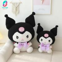 หมอนตุ๊กตาหนานุ่ม Sanrio ผ้ากำมะหยี่สีส้ม50/70/80Cm,หมอนการ์ตูนญี่ปุ่นคุโรมิตกแต่งบ้านเด็กเด็กผู้หญิงน่ารักตุ๊กตามือนุ่มของขวัญสำหรับเด็กเล็กเด็กผู้หญิง