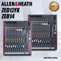 ALLEN&amp;HEATH ZED-12FX ZED14   เครื่องผสมสัญญาณเสียงมืออาชีพ, 6 ช่องสัญญาณโมโน 3 ，ช่องสเตอริโอ, ด้วย EQ 2 แบนด์และอินพุตสำหรับแหล่งข้อมูลเพิ่มเติม ，เหมาะสำหรับการแสดงบนเวที 、การบันทึกสดหรือการมิกซ์เสียงในสตูดิโอที่บ้านของคุณ