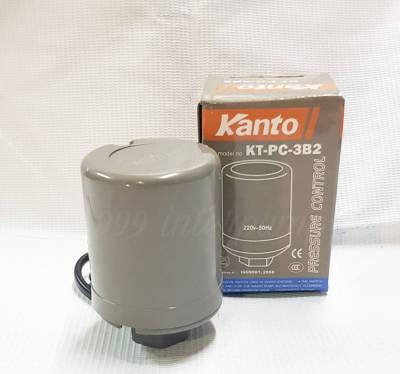 Kanto สวิทช์ควบคุมแรงดันอัตโนมัติ 2 คอนแทค (1.1 - 1.8 Bar) เกลียวใน 1/4 นิ้ว รุ่น KT-PC-3B2 ( Pressure Switch ) สวิทช์แรงดัน