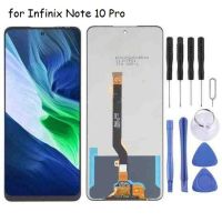 หน้าจอ infinix Note 10 Pro งานแท้ จอ จอชุด LCD พร้อมทัชสกรีน อินฟินิกซ์ จอNote10 Pro /X695/X695D สีดำ