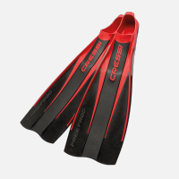 Cressi High Duty Full Foot Pocket Scuba Diving Fins | Hi-Surface: Below Blade Foot Pocket | Free Frog: Made in Italy