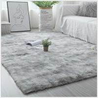 Soft Plush Carpets For Living Room Bedroom Decor Modern Large Rugs Warm Furry Tie-dyed Non-slip Floor Mats 160*200cm Carpet