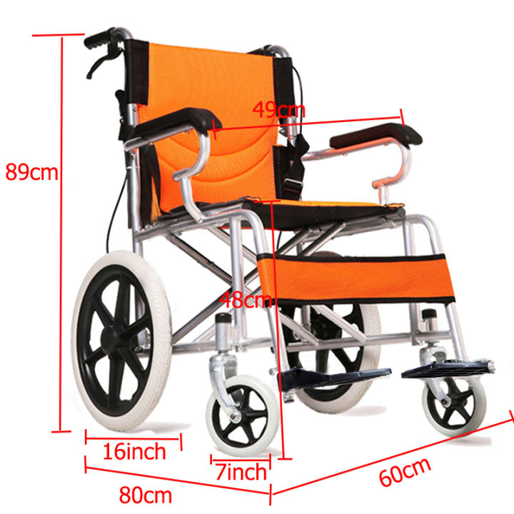 รถเข็นผู้ป่วย-เก้าอี้วีลแชร์แบบพับเก็บได้แบบง่ายๆ-รถเข็นคนพิการ-เก้าอี้คนพิการและผู้ป่วย-พับได้-น้ำหนักเบา-ง่ายต่อการพกพา-มีเบรค-แข็งแรง-ทนทาน-รถเข็นผู้ป่วยtavel-รถเข็นผู้ป่วยท่องเที่ยวพับได้น้ำหนักเบ