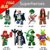 LZCA โจ๊กเกอร์แบทแมน Minifigures นักฆ่าผีเสื้อผ้านวมคลุมเตียงเครซี่บล็อกตัวต่อ Kids Toys PG8110