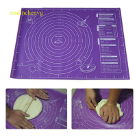 45*65CM With Scale Silicone Kneading Pad Baking Mat Extra Large Dough Rolling Pastry Mats