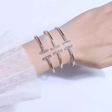 Tiffany HardWear Large Link Bracelet in Rose Gold with Diamonds | Tiffany &  Co.