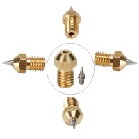 【LZ】audience scipt21pt5 Mega 3D Printer E3D Nozzle V6 V5 Brass Nozzles M6 Thread  0.2 0.3 0.4 0.5mm Removable Stainless Steel Tipsfor 1.75mm Filament