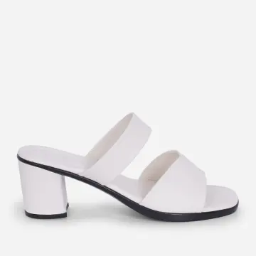 Parisian hot sale white heels