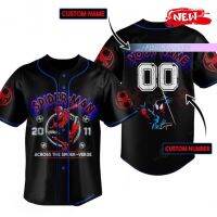 Men Spider Man Baseball Jersey, Spider Man Jersey, Spider Man Jersey Shirt, Custom Jersey, Spider-Man Shirt, Avengers Shirt,