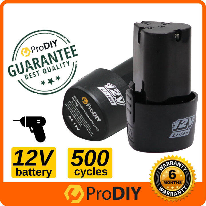 Cordless Drill Battery Rechargeable 12V Lithium LiIon Battery 500