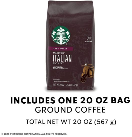 50% off cà phê starbucks rang xay sẵn nguyên chất 100% arabica coffee dark - ảnh sản phẩm 5