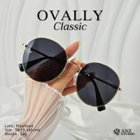 แว่นกันแดด รุ่น OVALLY Classic  มาพร้อมเลนส์ Polarized TAC แท้ กันแดดได้ 100 % วัสดุกรอบสแตนเลส