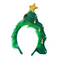 Unique Christmas Decoration Supplies Seasonal Hair Accessories Holiday Hair Accessories Festive Christmas Tree Headband Autumn And Winter Party Accessories