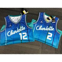 The most popular high-quality jersey [Hot pressed]2022 NBA Charlotte Hornets 75th Anniversary Jersey Ball Basketball Jersey Vest City Jersey