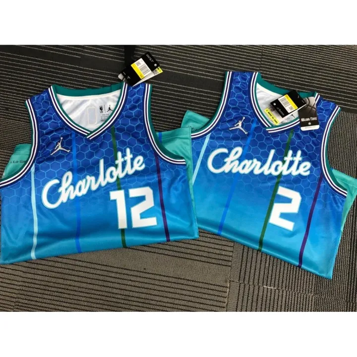 Hot Pressed 2022 Nba Charlotte Hornets 75th Anniversary Jersey Ball Basketball Jersey Vest City 9180