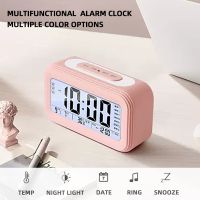 LED Digital Alarm Clock Backlight Snooze Mute Calendar Desktop Electronic Backlight Table Clocks Desktop Clock