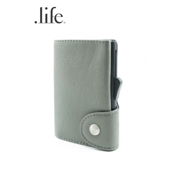 C-SECURE กระเป๋าสตางค์ C-SECURE RFID Classic Leather Wallet Fog by ...