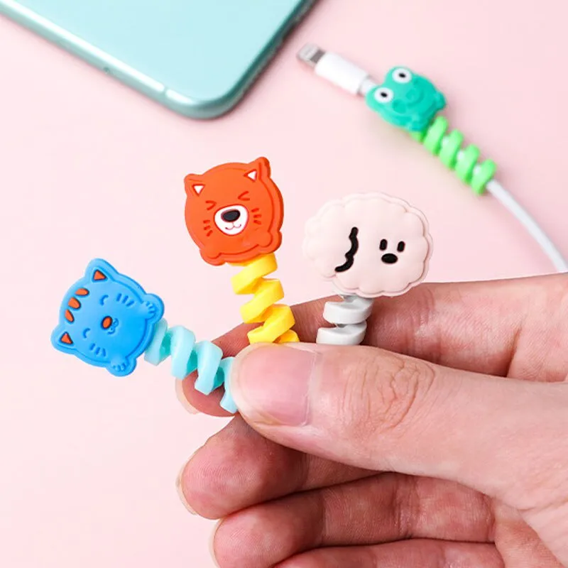 Lovely Cartoon Animal Cable Protector Cover USB Cable Charger Wire  Protector Cable Organizer Earphone Line Cable Holder | Lazada PH