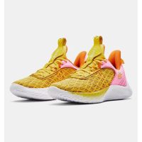 HOT 【Original】 UA* Curry* Flow 9.0 Sesame Street Breathable Basketball Shoes Fashion Comfortable Sports Sneakers Yellow Pink{Limited Time Offer}