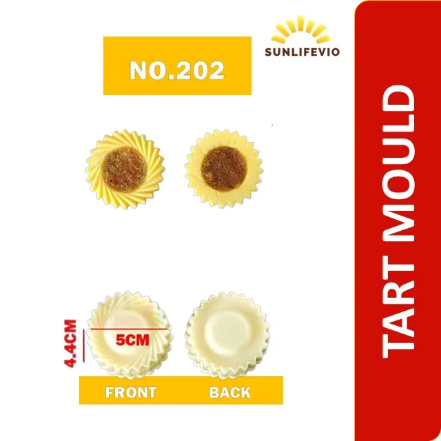 SL202 Pineapple Jam Tart Mould I Plastic Tart Mould Biscuit Cutter I