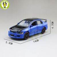 【Big savings】 1/32 Lancer EVO 9 RHD JACKIEKIM กับของเล่นรถโมเดล Diecast หลังคาสีดำสำหรับของขวัญสำหรับเด็กหญิงและชายเด็ก