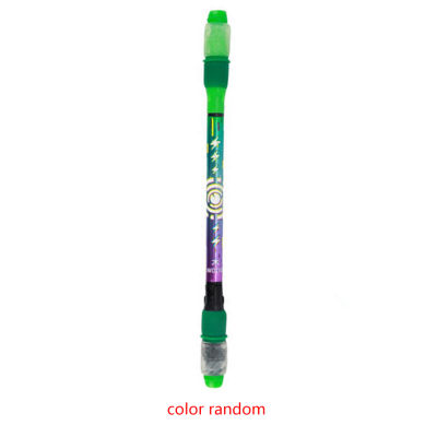 ปากกาสำหรับควง V.7.0นักเรียน20.4ซม. หมุนปากกาลูกลื่นเล่นสีเครื่องเขียนสุ่ม