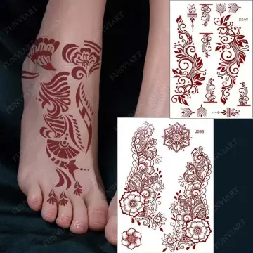 Buy Henna Tattoo Sticker Online In India - Etsy India