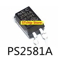 SOP4 PS2581ออปโต้คัปเปลอร์2581A แบบของแท้ PS2581A จุ่ม4เต้าเสียบแนวตรงสินค้าใหม่