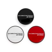 KLL 4PCS/lot  60MM WORK EMOTION Car Wheel Center Hub Caps Car Emblem Badge Logo Wheel Center Cap label car styling accessories