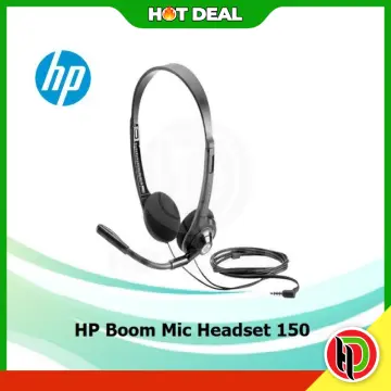 Hp boom 150 stereo on sale headset with mic for pc