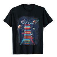 Shirt.woot Reading ROCKET Ship T-shirt Tops shirts Company Gift cotton Men TOP T-shirts 3D Style