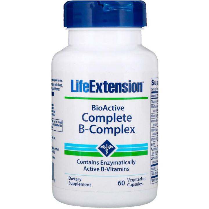 BioActive Complete B-Complex, 60 Vegetable Capsules | Lazada PH