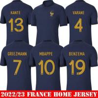 เสื้อยืดกีฬาแขนสั้น ลายทีมชาติฟุตบอล World Cup France SY3 22-23 Mbappe Kante Griezmann Varane Benzema YS3