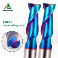 【DT】hot！ Carbide end mill HRC65 2 Flute 1 3 4 5 6 8 10 12mm Alloy Milling Tungsten Cutter Wood EndMills